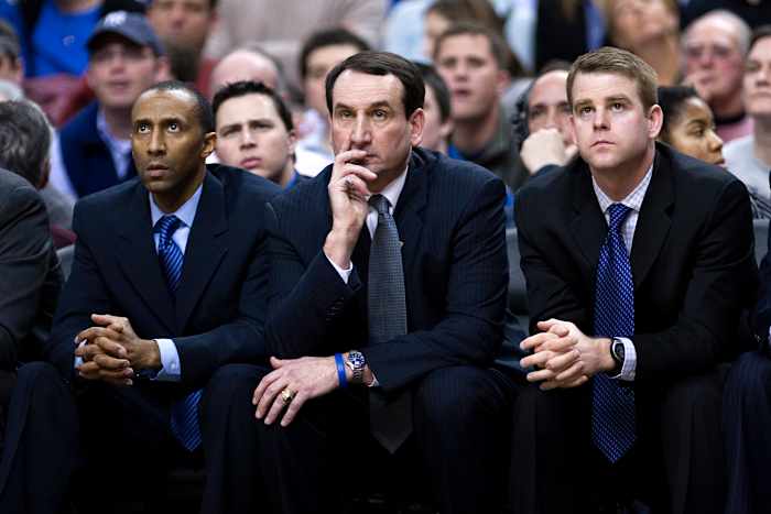 Duke basketball assistant Johnny Dawkins